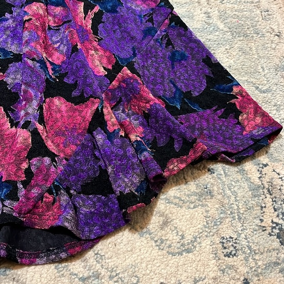 French Laundry Leopard Floral and Lace A-Line Maxi Skirt - Picture 6 of 11